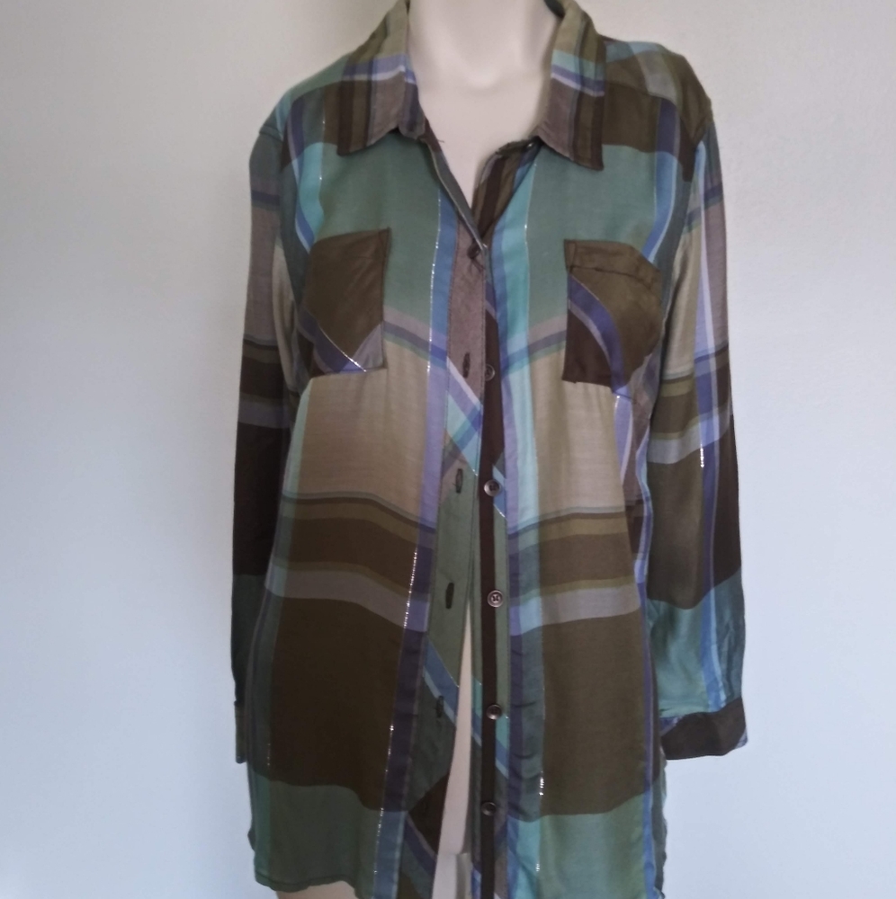 Christopher & banks Petite Color-blocked Blouse